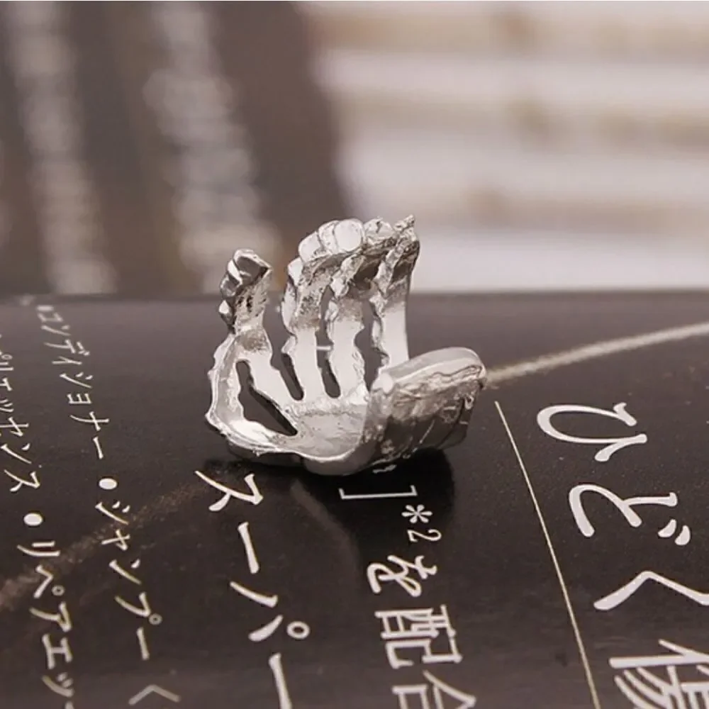 Skeleton Hand Ear Cuff  - Picture 3 of 5